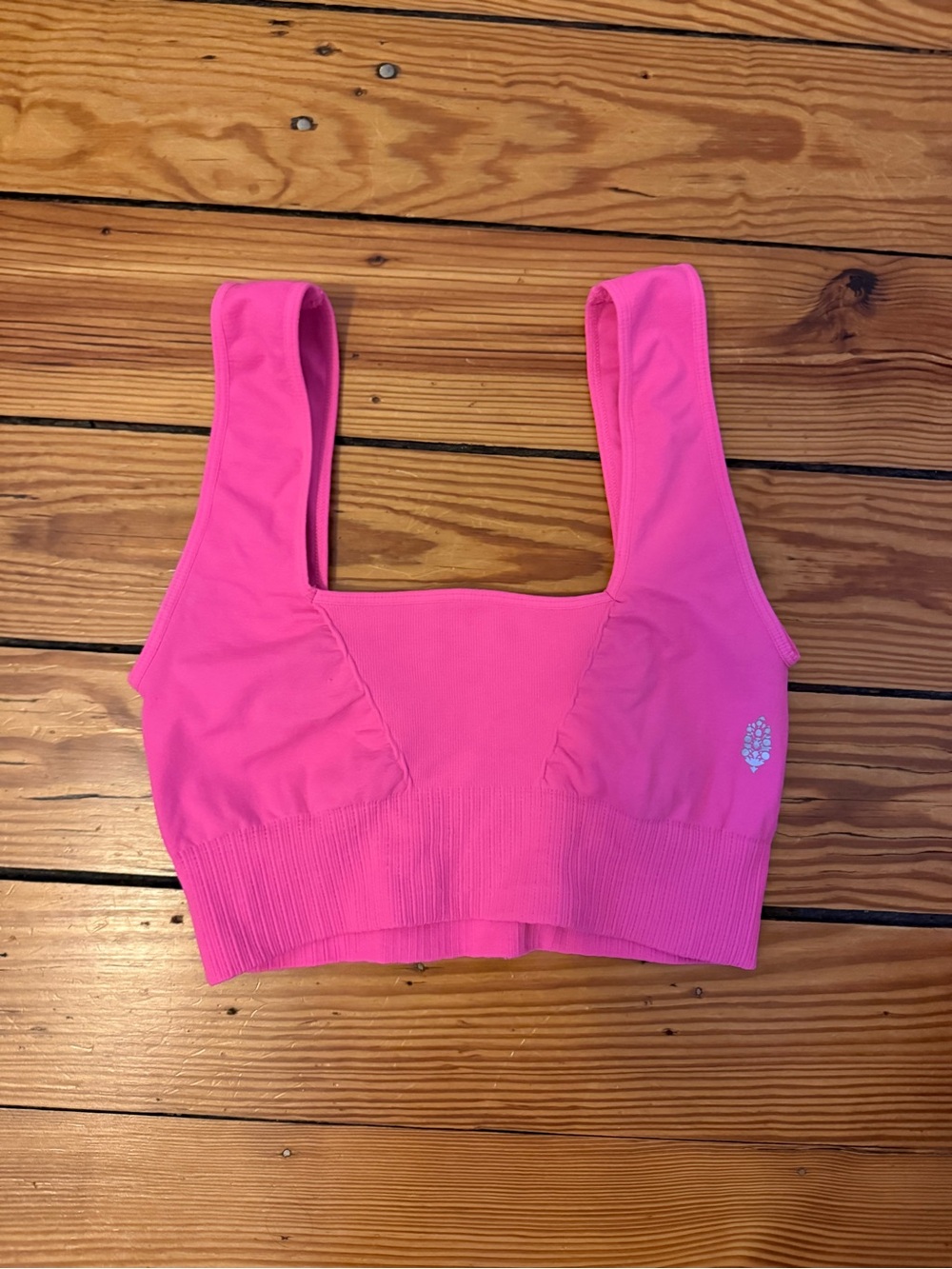 Free People Movement Pink Scoop Sports Bra